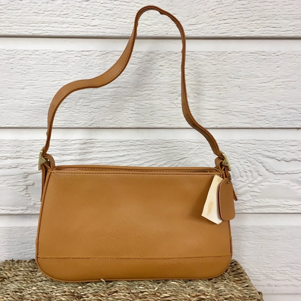 NWT camel leather purse